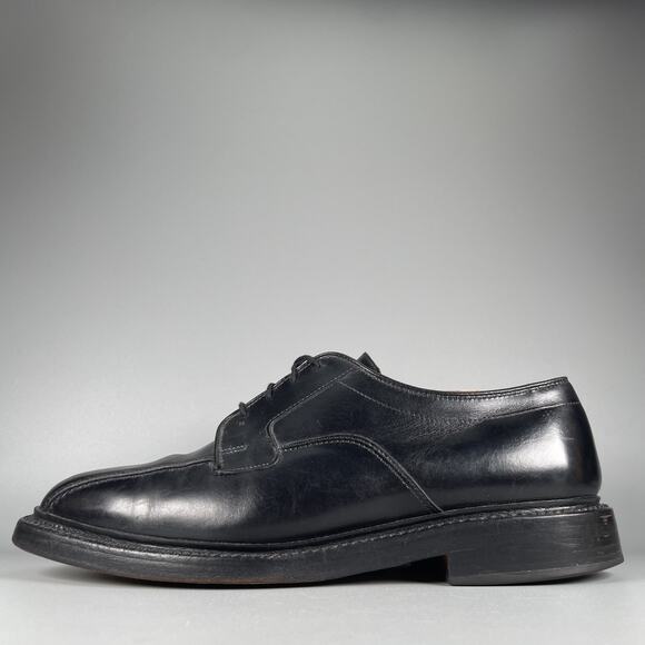 Allen Edmonds Hillcrest Men\'s 8 EEE Black Leather Bicycle Toe Derby Dress Shoes main image 8
